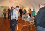 Einige Modelle der Burg sind ausgestellt