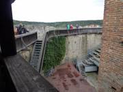 Tolle Aussicht vom Wehrgang der Burg aus