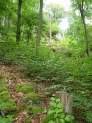 Unterweg gab's interessante Felsformationen