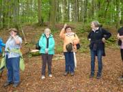 Kurze Rast oberhalb des Burgstalls