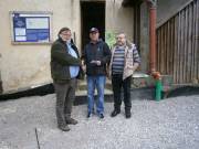 Jimmy und Thomas überreichen die Spende