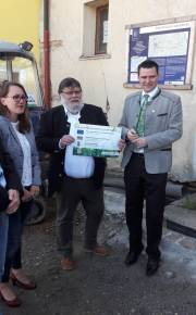 Erwin Mayer ist höchst erfreut