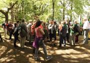 30 Die Wanderer kurz vor dem Start
